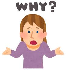 Why?」と肩をすくめる白人女性のイラスト | かわいいフリー素材集 ...