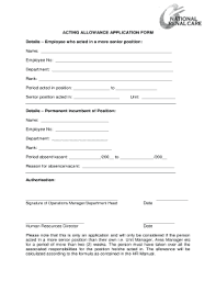 While writing any kind of employment letter it is important to. Acting Allowance Letter Fill Online Printable Fillable Blank Pdffiller