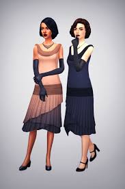 They Re Out Grab This Retrotastic Dress By The Renowned Retro Pixels Asap Sims 4 Dresses Sims 4 Clothing Sims 4 Mods