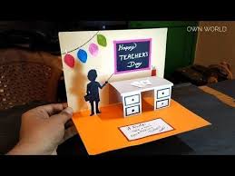 There are only a couple of weeks left before the end of term, and in september most children will be moving on to new teachers and new classrooms. Teachers Day Card Ideas 2020