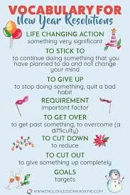 Top Useful English Phrases Connected With New Year Resolutions English Phrases Learn English Vocabulary English Vocabulary