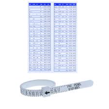 This method is suitable for those who do not have a ring close at hand that can be measured. The Olivia Collection New Usa Ring Sizer Finger Gauge Sizing Engagement Ring Size International Chart Buy Online In Romania At Desertcart Ro Productid 9486570