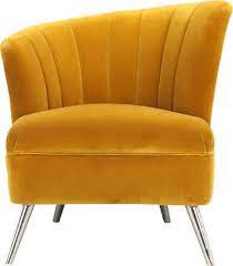 Accent chair with ottoman foot rest and with arms set caters to a peaceful relaxation. Yellow Accent Chairs Armchairs Occasional Chairs
