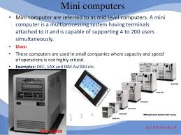 A minicomputer is also known as mini. The Generation Of Computer By P Jeyapiranavan