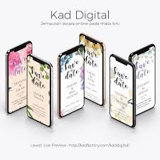 Korang akan dapat pakej kad kahwin + digital invite dan 4 add on item percuma!!! Kad Kahwin Digital Kadfactory