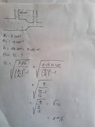 Hasil = 4 mm + 0,30 mm = 4,30 mm. Pada Gambar Di Atas Air Mengalir Melewati Pipa Venturimeter Jika Luas Penampang A1 Dan A2 Brainly Co Id