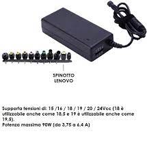 Vasta gamma di voltaggi selezionabili e, in questo caso, anche gestione della corrente. Alimentatore Universale Per Notebook A Tensione Variabile 90w Con Usb