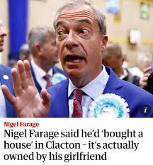 The 'MP for Clacton' would rather lie about buying a house in Clacton than  actually go to Clacton.