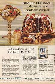 Pet No Bake Festive Fruitcake Fruit Cake Fruitcake Recipes Milk Recipes