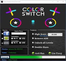 Triks Color Switch Hack Free Score Color Switch Hack And Cheats Color Switch Hack 2019 Updated Color Switch Hack Color Swit Tool Hacks Color Switch Hacks