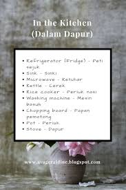 Beginner Lesson 20 Furniture Learn Malay Through English Beginner Lesson Lesson Malay Language