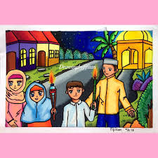 Jelajahi koleksi api, obor, kartun gambar logo, kaligrafi, siluet kami yang luar biasa. Tema Pawai Obor Bulan Ramadan Drawingbyfifitan Facebook