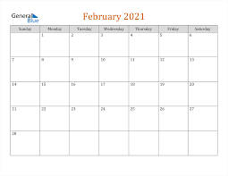Download free blank february 2021 calendar template in pdf and jpeg. February 2021 Calendar Pdf Word Excel
