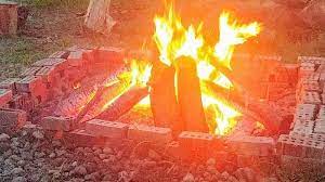 Fire pit is required to be at least 15 feet from any structure or combustible material. Petition Allow Open Burning Fire Pits In The City Of Warren Change Org