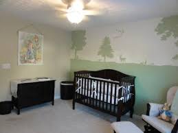 The farmhouse trend is still going strong, and it shows in the nursery trends. Rustic Baby Nursery Themes Log Cabin Moose Bear Nursery Theme Ideas
