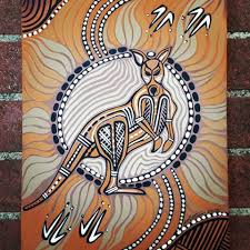 Painted Today Red Kangaroo Aboriginalartist Aboriginalart Aboriginal Indigenousart Indigen Aboriginal Art Australian Aboriginal Art Aboriginal Painting