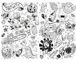 Pin By Elias Daniel On Tattoo Flash Sheets Easy Tattoo Ideas Easy Tattoo