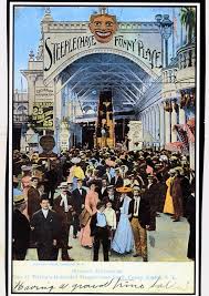 Steeplechase Funny Place Coney Island Ny Coney Island Amusement Park Coney Island Steeplechase