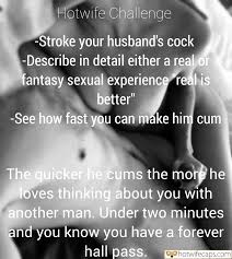 hotwife challenge captions, memes and dirty quotes on HotwifeCaps