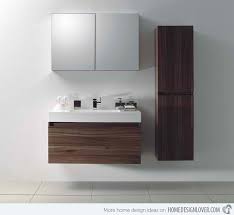 Simply choose your style, then complete your there is nothing like the look of custom kitchen cabinets to pull your whole kitchen space together. 15 Modern And Contemporary Tall Cabinets Ideas Home Design Lover Modern Bathroom Vanity Bathroom Vanity Designs Modern Bathroom Sink