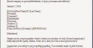 Whether you're filling in for someone. Thank You Letter Format For Hospitality During Business Trip
