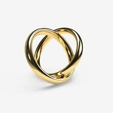 Golden Bright Wedding Rings In The Shape Of A 3d Render On A Transparent Background Gold Tradition Diamond Png Transparent Clipart Image And Psd File For Fre Bright Wedding Wedding Ring
