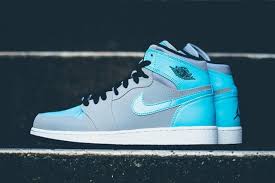 Air Jordan 1 Retro High Og White Black Wolf Grey Air Jordan 1 High Gg Wolf Grey Photo Blue Sneaker Freaker Air Jordans Blue Sneakers Jordans