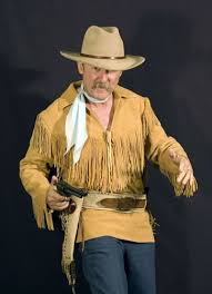 Buckskin shirts were generally made using 4 hides. Buckskin Leather Pullover Range Ryder Shirt
