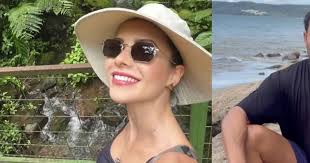 Viagem de casal! Na Costa Rica, Sandy aparece em vídeo curtindo paisagens e  detalhe entrega presença de namorado: 'No reflexo...': Fotos