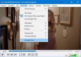 Vlc Medya Oynaticisi Ile Videodan Resim Alalim
