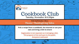 Cookbook Club: Thanksgiving Sides