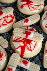 Band Aid Halloween Sugar Cookies