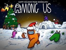 Among Us Christmas Wallpaper Cute Christmas Wallpaper Wallpaper Iphone Christmas
