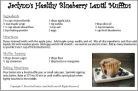 Years ago i bought this simple recipe box. Healthy Blueberry Muffin Recipe For Tea Parties And Slumber Party Breakfasts