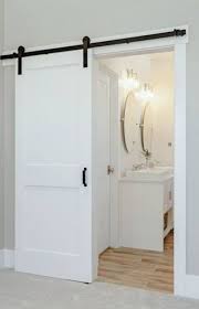 Since the barn door makes noise while you slide it, you should be careful while picking out the track. Super Modern Sliding Door Hardware Master Bath 57 Ideas Sliding Barn Door Bathroom Modern Sliding Barn Door House Bathroom