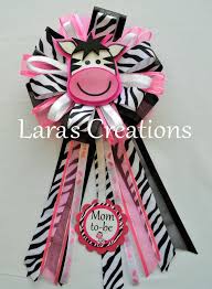 Zebra Baby Shower Favor Zebra Baby Shower Theme Zebra Mom To Be Corsage Zebra The Zebra Baby Showers Baby Shower Corsage Personalized Baby Shower Favors