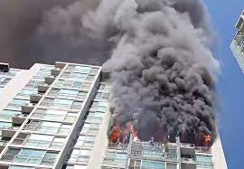 의왕 아파트 화재, 1시간 50분만 완진…7명 사상(종합2보)