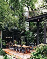 New Orleans Style Outdoor Dining Area Interior Garden Garden Cafe Cafe Design