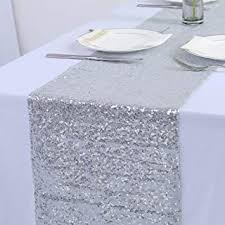Amazon Com Silver Sequin Table Runner Home Kitchen In 2020 Sequin Table Sequin Table Runner Wedding Sequin Table Runner
