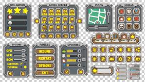 En algunos casos, la pantalla parpadea o se atenúa para indicar que windows tomó una captura. Juego De Interfaz Grafica De Usuario Botones De Operacion Del Juego Diverso Electronica Videojuego Png Klipartz
