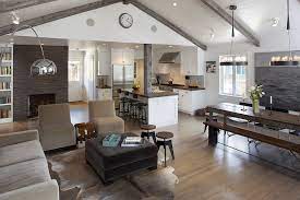 Houzz Home Design Decorating And Remodeling Ideas And Inspiration Kitchen Open Concept Kitchen Living Room Open Concept Living Room Farm House Living Room