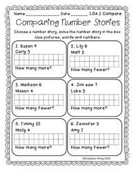 Cc Math Word Problems December Edition Comparing Numbers Math Word Problems Word Problems Math Words