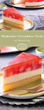 Rhabarber Frischkase Torte Rezept Frischkasekuchen Rhabarber Backrezepte