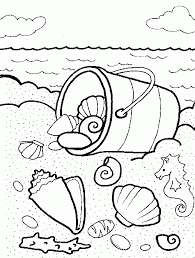 Seashell On The Beach Coloring Page Summer Coloring Pages Coloring Books Coloring Pages