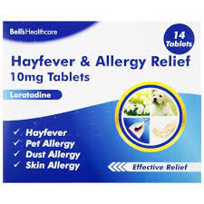 Hayfever Allergy Relief Tablets Loratadine 10mg Travelpharm