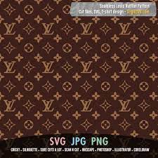 Louis Vuitton Pattern Seamless Lv Pattern Svg Origin Svg Art