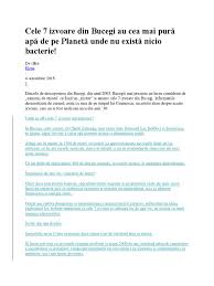 Imbuteliere apa plata 7 izvoare. Cele 7 Izvoare Din Bucegi Au Cea Mai PurÄ ApÄ De Pe PlanetÄ Unde Nu ExistÄ Nicio Bacterie