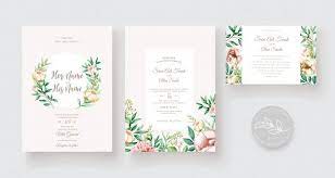 Download Elegant Eucalyptus Wedding Invitation Card Set For Free Wedding Invitation Cards Wedding Invitation Vector Elegant Wedding Invitation Card
