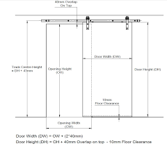 Easily learn how to measure for a barn door. Lockwood Outland Sliding Door Track Lockwood Australia