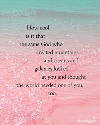 Of All The Billions Of People In The World Each Is Individual I Don T Believe That Is Just Down To Lu Christian Quotes Spiritual Quotes Inspirational Quotes